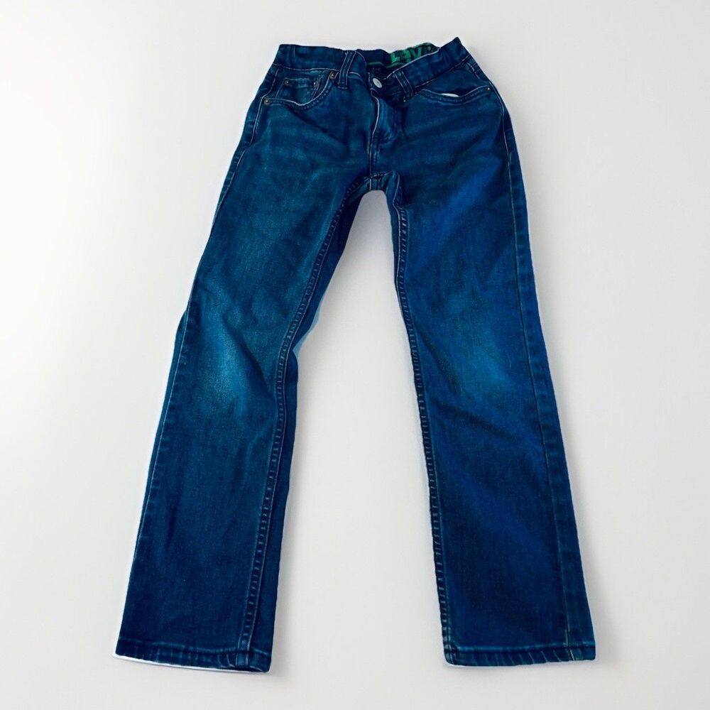 Levi's Boys 511 Mid-Rise Slim Comfort Flex Adjustable Waist Denim Jeans Size 10